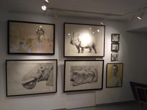 Kerstin Carolin Beyer, exhibition, exposicion, Peyer Fine Art Gallery, painting, collage