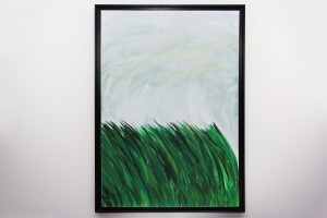 Kerstin Carolin Beyer, painting, Gras, Gouache sobre papel,