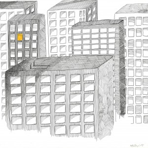Kerstin Carolin Beyer, Refugees, Hate, Drawing, Flüchtlinge Deutschland, Flüchtlingshilfe