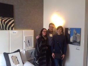 Kerstin Carolin Beyer, Room Art Fair, Johnny Cool Art, exhibition, exposición, Painting, pintura, refugios,