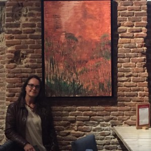 Kerstin Carolin Beyer, Exhibition Mercado de Arte, El marcado de Velázquez, Marid, paintings, art, arte, pintura, colores, colors