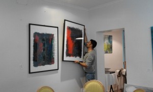 Kerstin Carolin Beyer, Exhibition Mercado de Arte, El marcado de Velázquez, Marid, paintings, art, arte, pintura, colores, colors