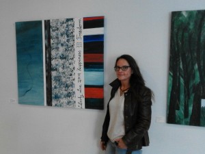 Kerstin Carolin Beyer, Exhibition Mercado de Arte, El marcado de Velázquez, Marid, paintings, art, arte, pintura, colores, colors
