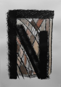 Kerstin Carolin Beyer, Acrilic on paper, paintings
